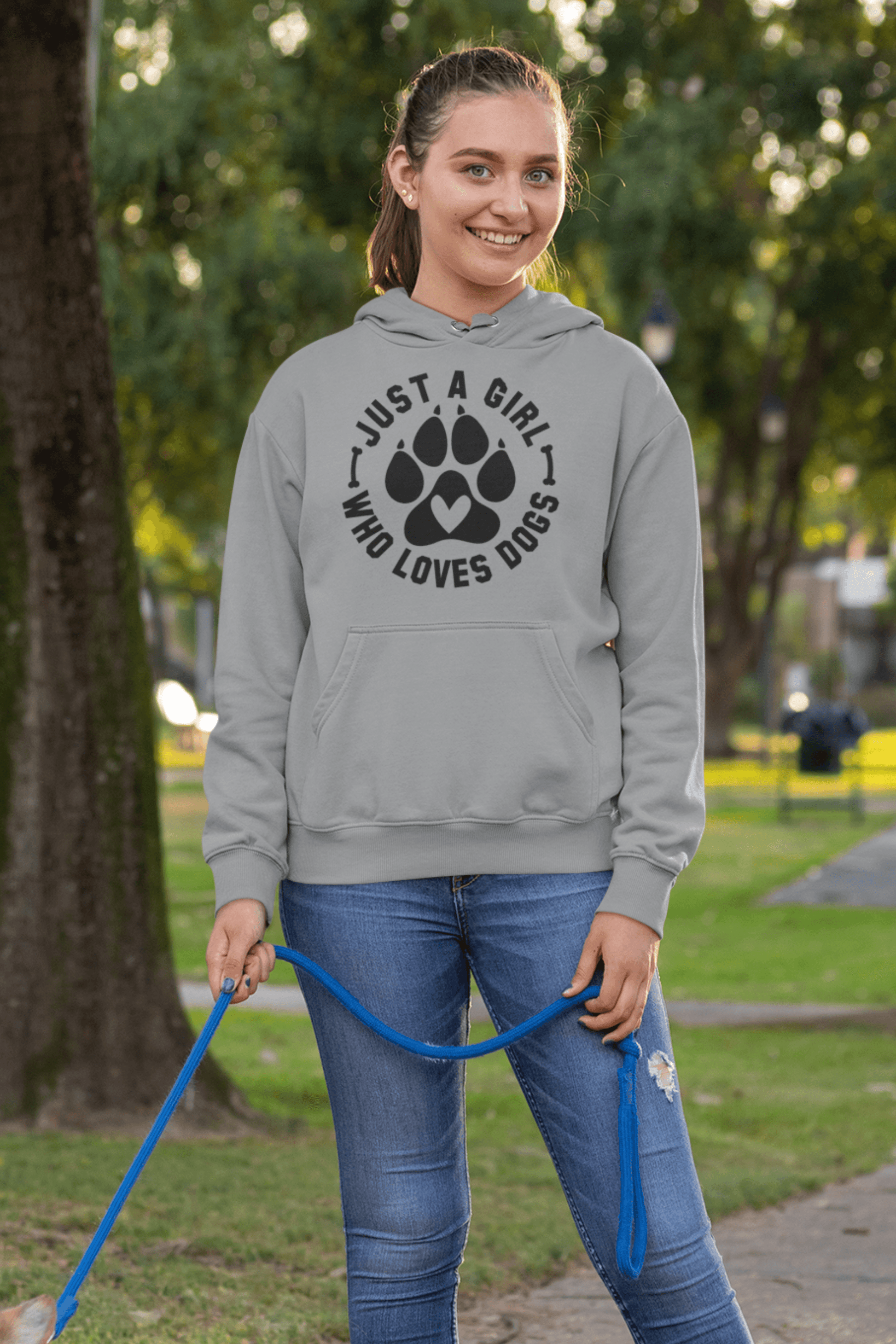Just a Girl Who Loves Dogs Hoodie – Perfect Gift for Dog Lovers
