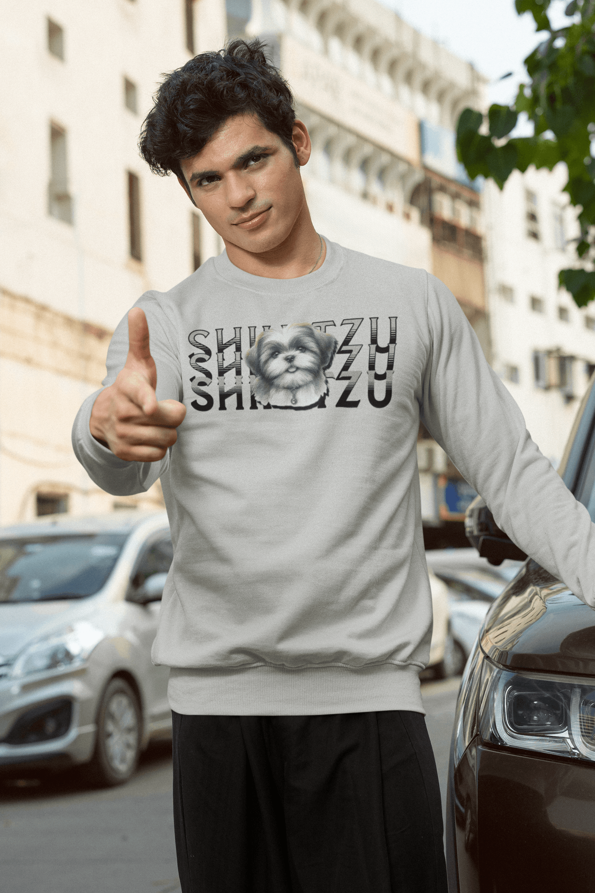 Adorable Shih Tzu Stack Sweatshirt – Perfect Gift for Dog Lovers