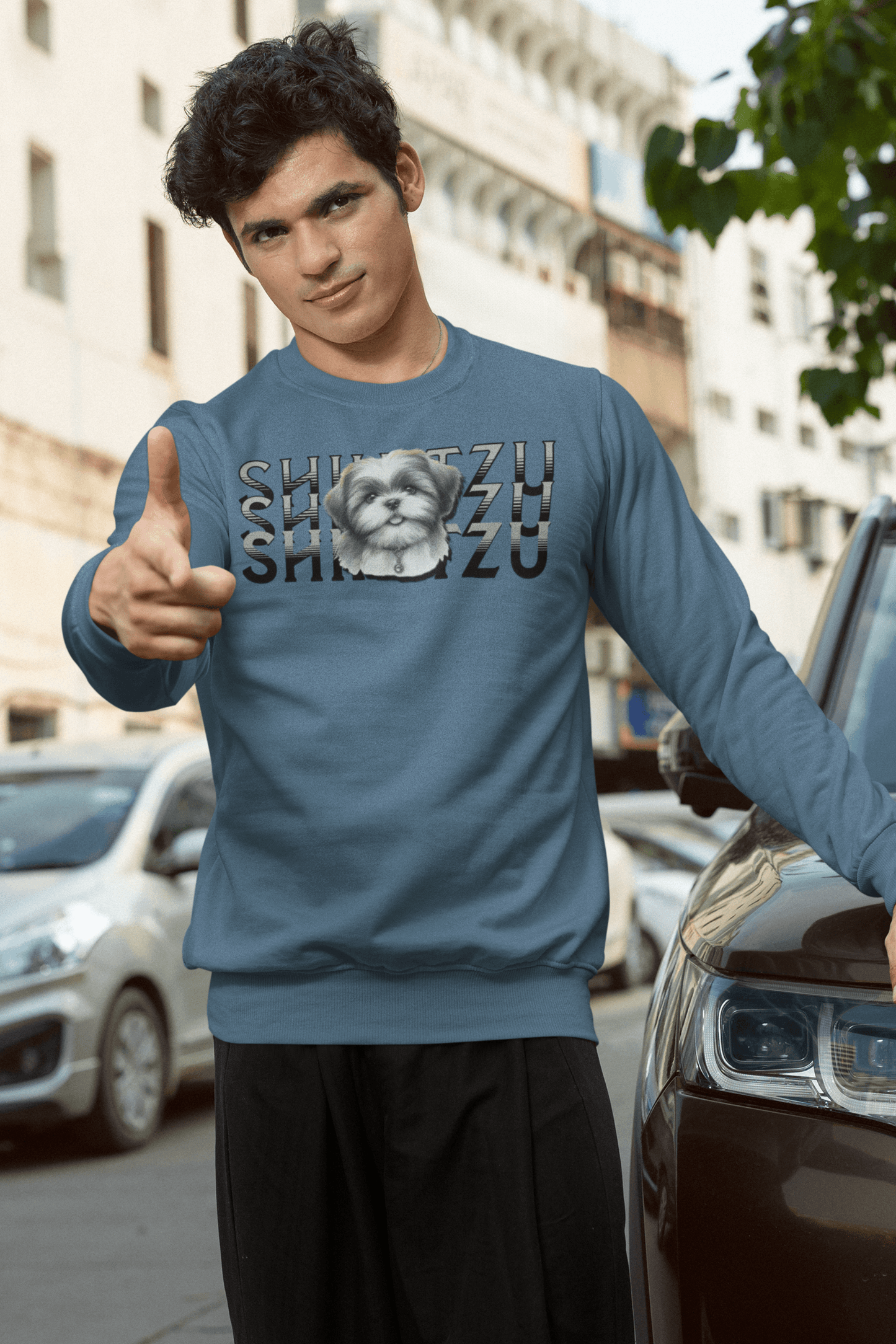 Adorable Shih Tzu Stack Sweatshirt – Perfect Gift for Dog Lovers