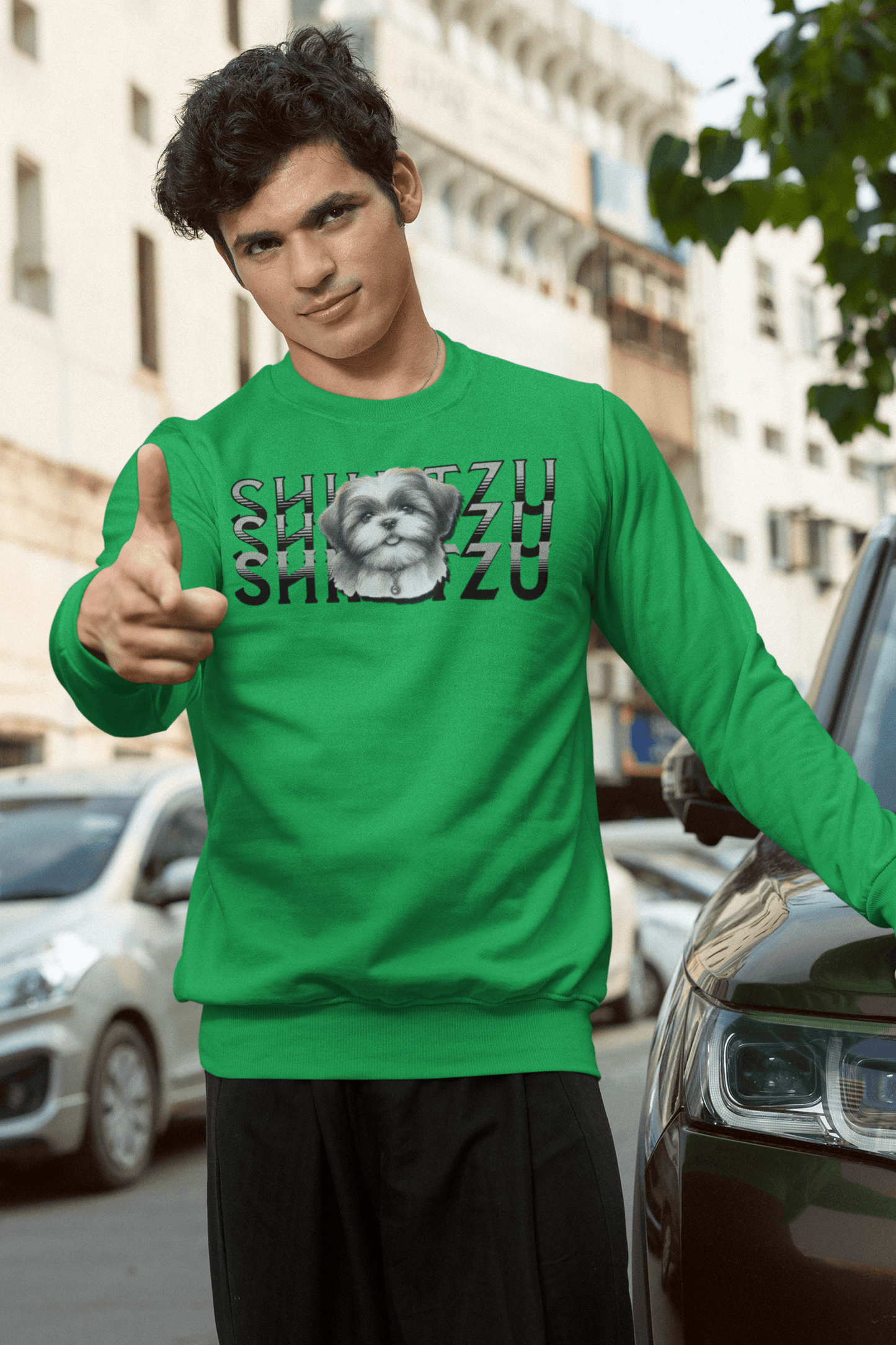 Adorable Shih Tzu Stack Sweatshirt – Perfect Gift for Dog Lovers