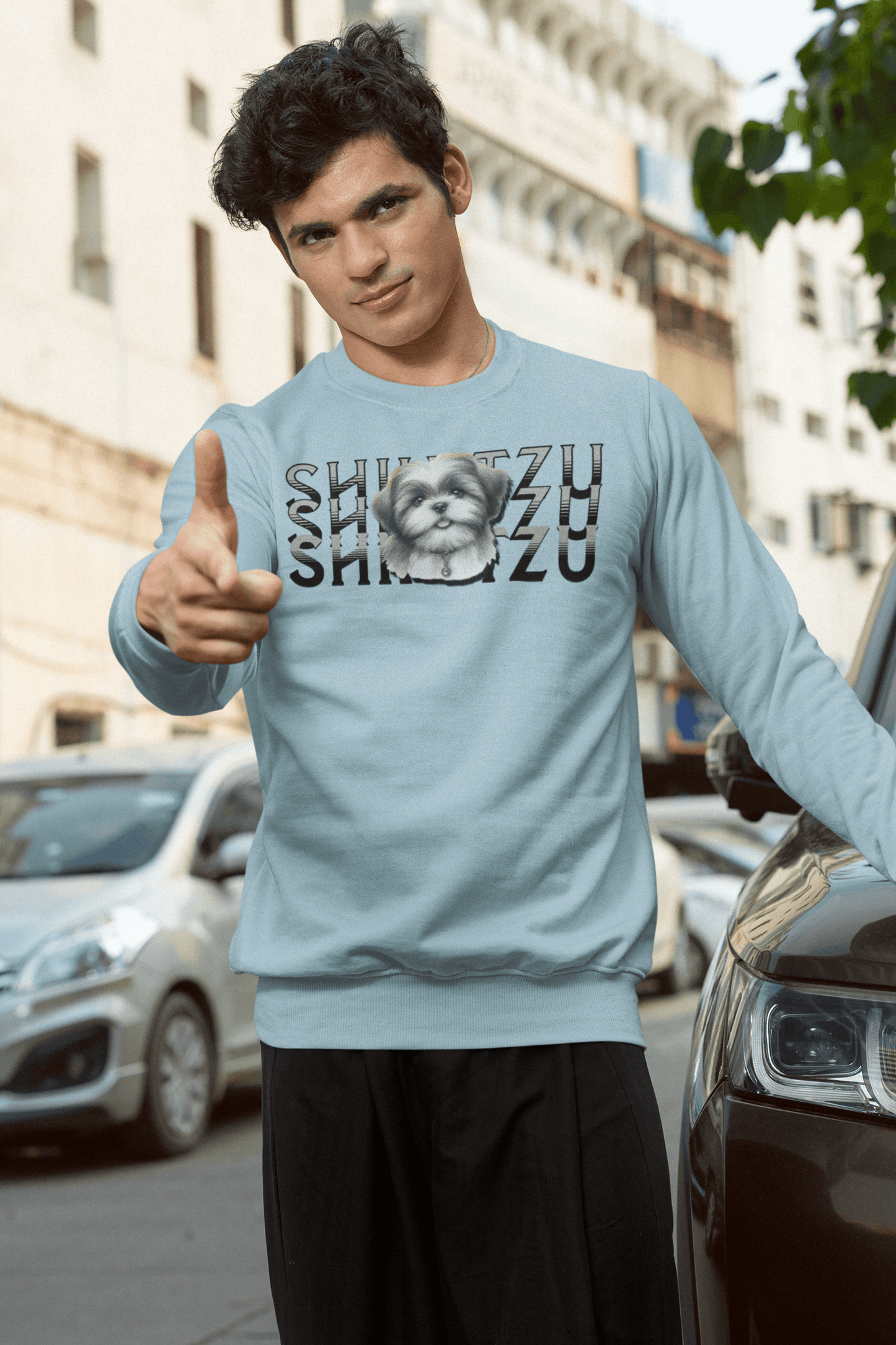 Adorable Shih Tzu Stack Sweatshirt – Perfect Gift for Dog Lovers
