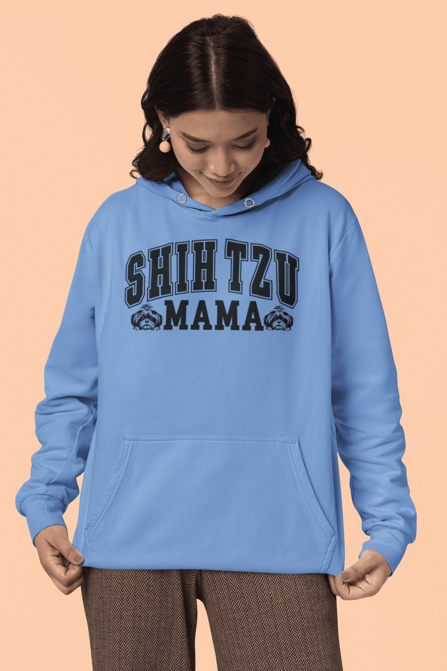 Shih Tzu Mama Hooded Sweatshirt - Shih Tzu Gifts