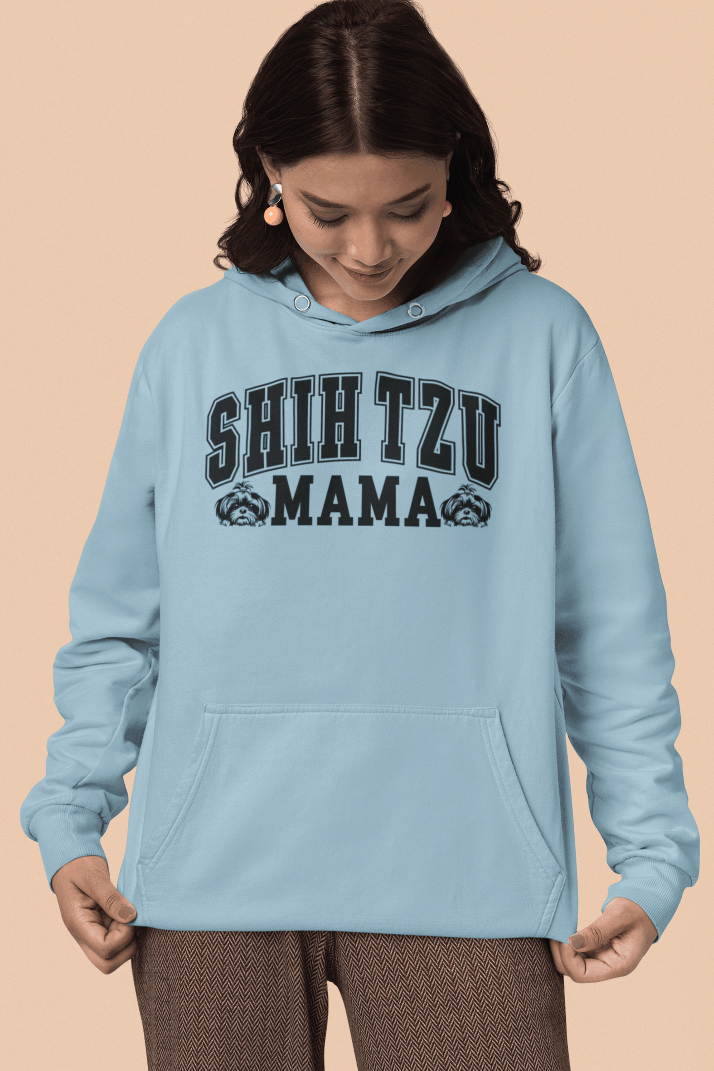 Shih Tzu Mama Hooded Sweatshirt - Shih Tzu Gifts