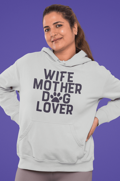 Wife Mother Dog Lover Hooded Sweatshirt - Shih Tzu Gifts