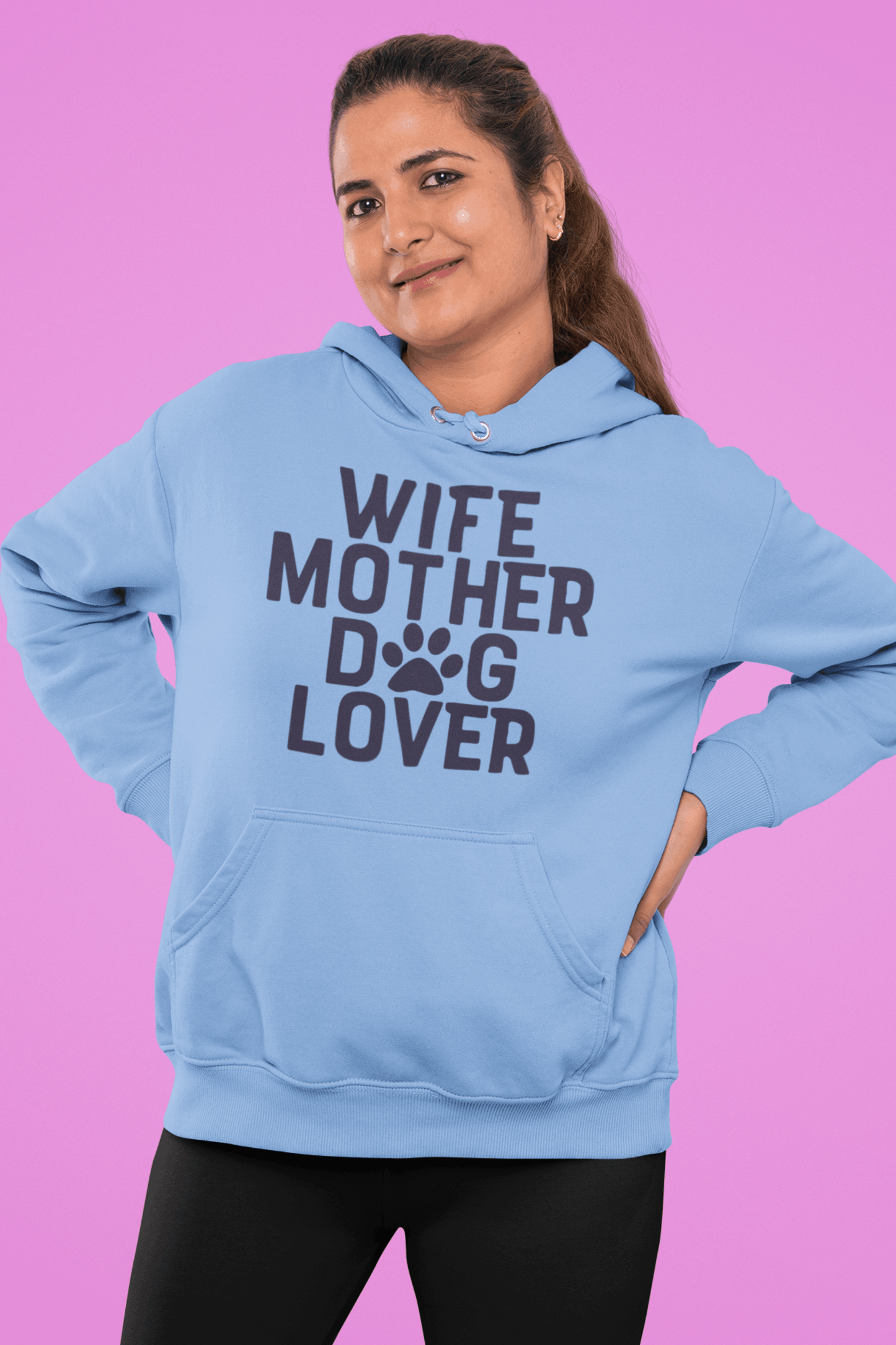 Wife Mother Dog Lover Hooded Sweatshirt - Shih Tzu Gifts