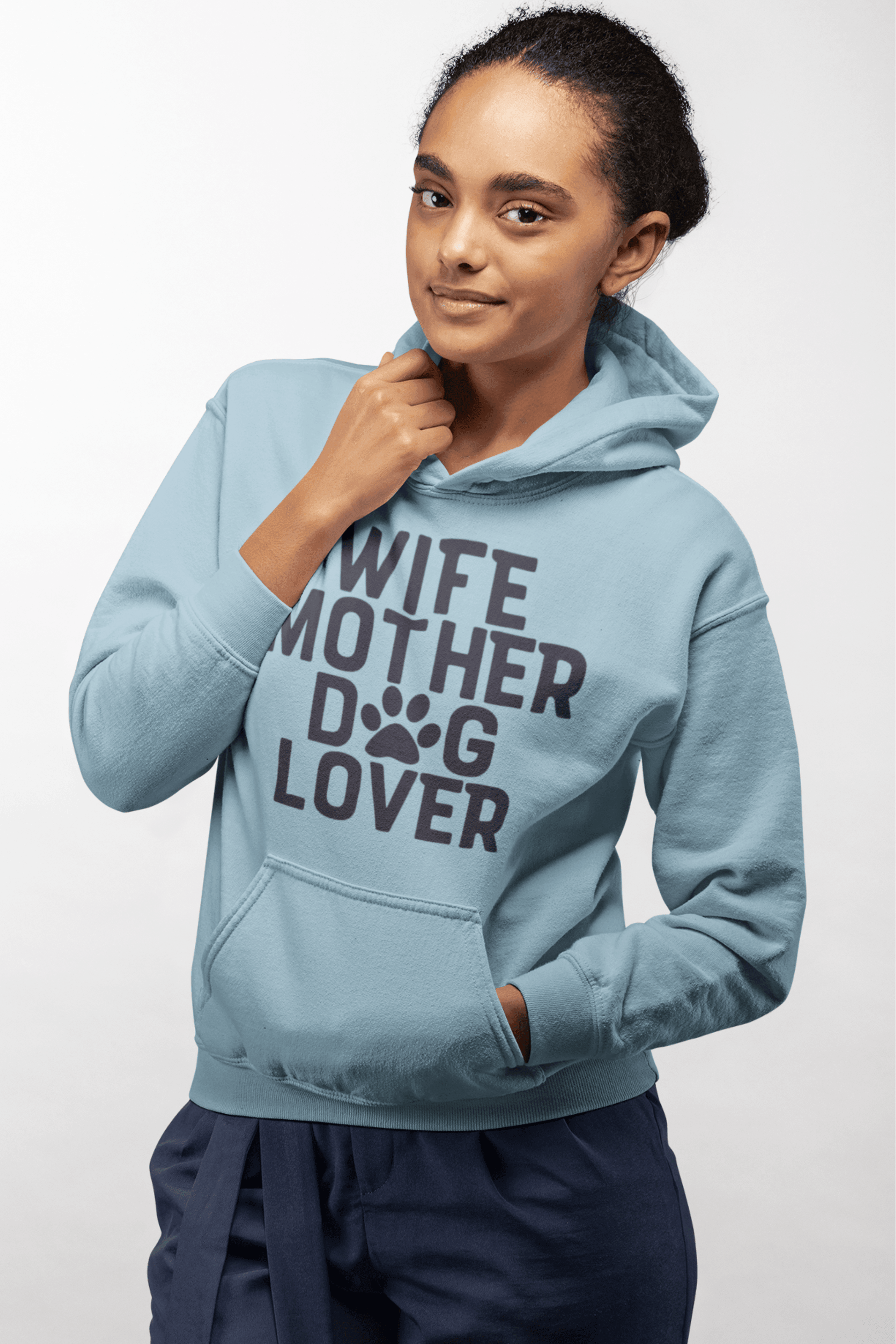 Wife Mother Dog Lover Hooded Sweatshirt - Shih Tzu Gifts