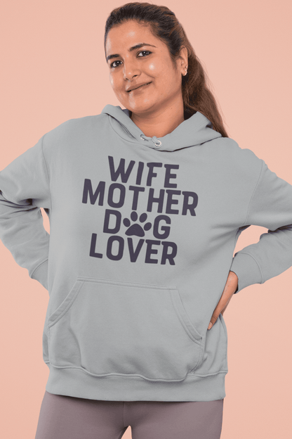 Wife Mother Dog Lover Hooded Sweatshirt - Shih Tzu Gifts