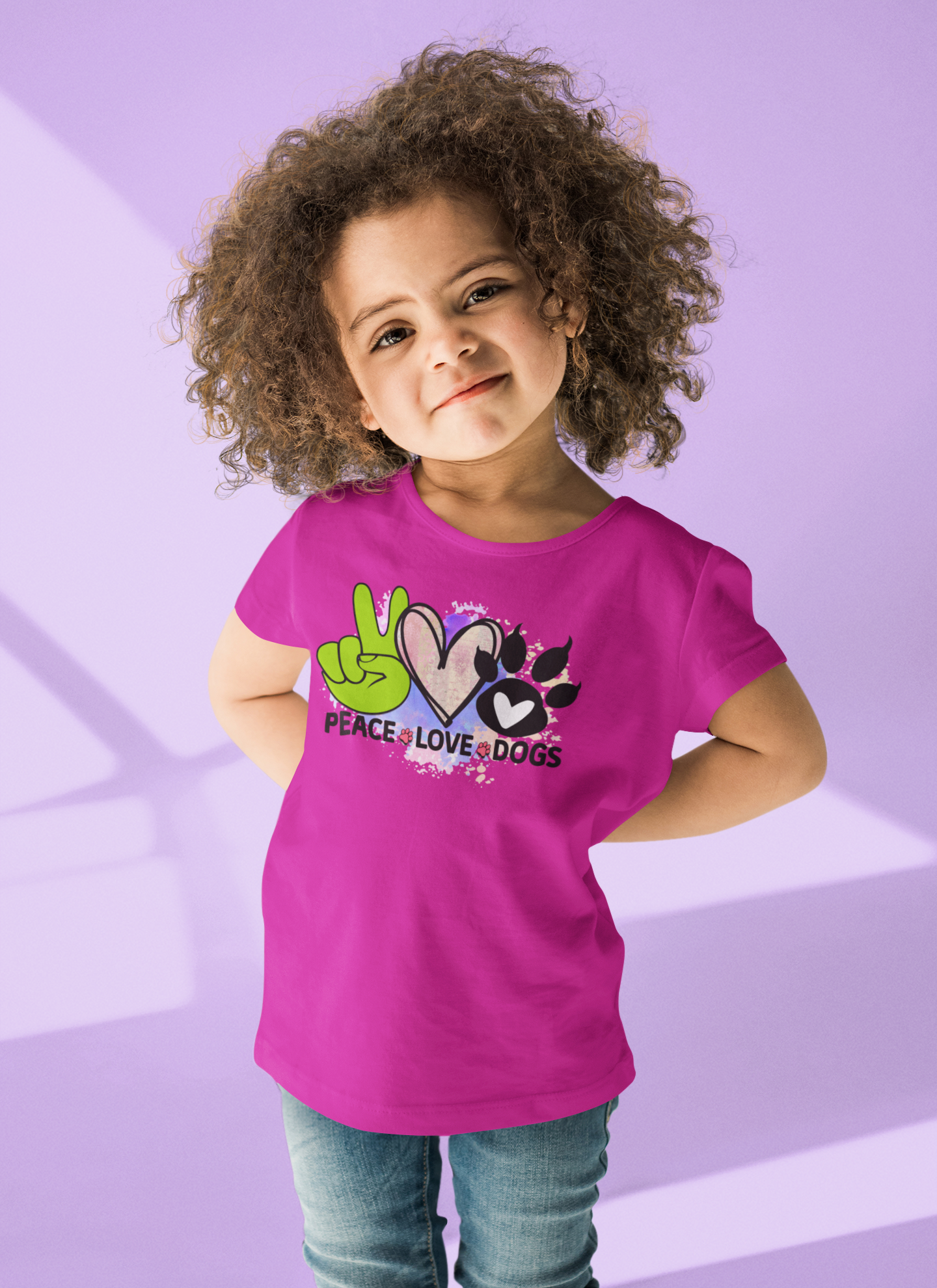 Peace Love Dogs Shirt - Cute Gift for Dog Lovers & Pet Owners