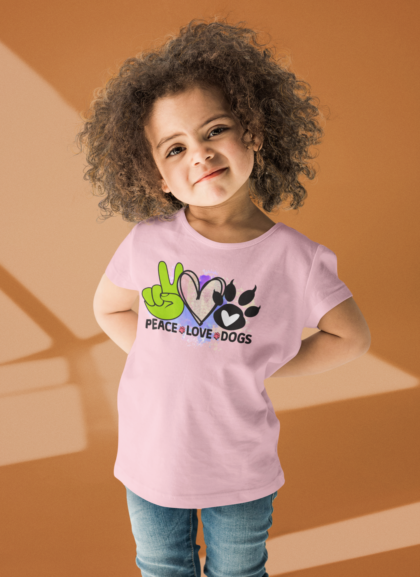 Peace Love Dogs Shirt - Cute Gift for Dog Lovers & Pet Owners