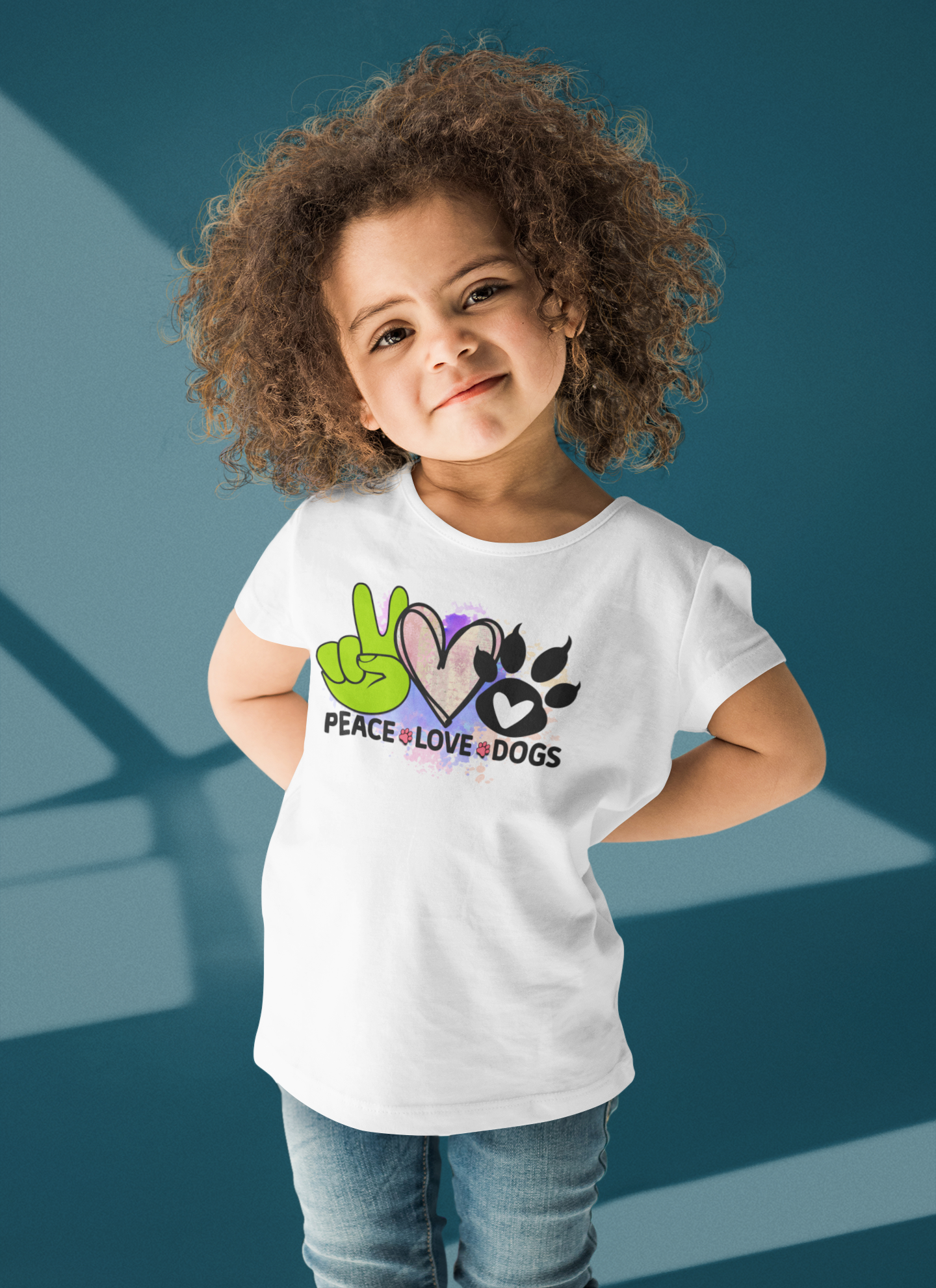 Peace Love Dogs Shirt - Cute Gift for Dog Lovers & Pet Owners