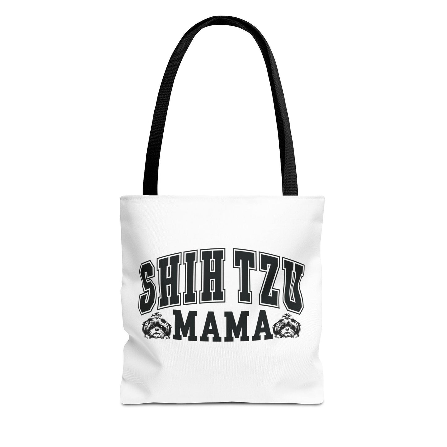 Shih Tzu Mama White Tote Bag - Shih Tzu Gifts