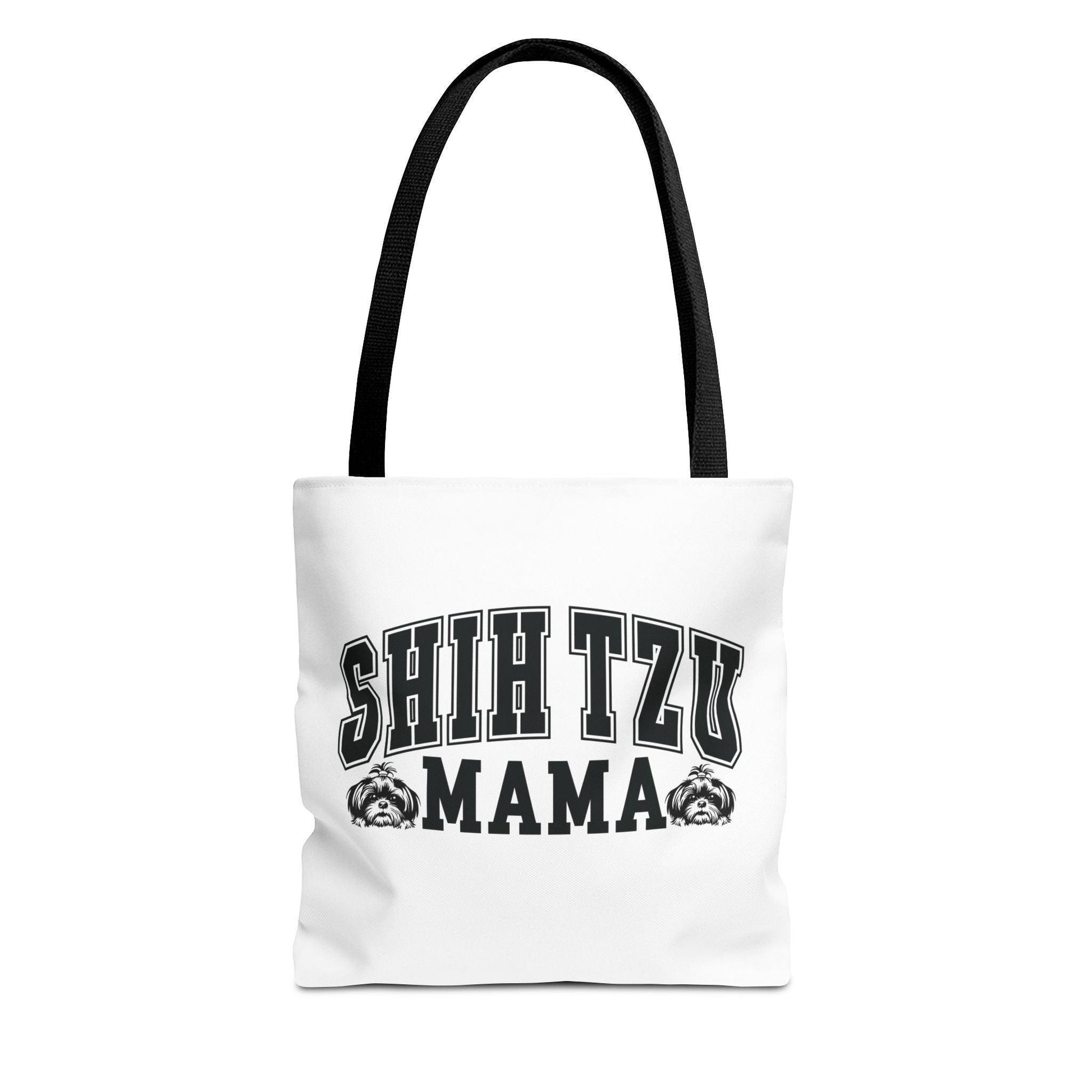 Shih Tzu Mama White Tote Bag - Shih Tzu Gifts
