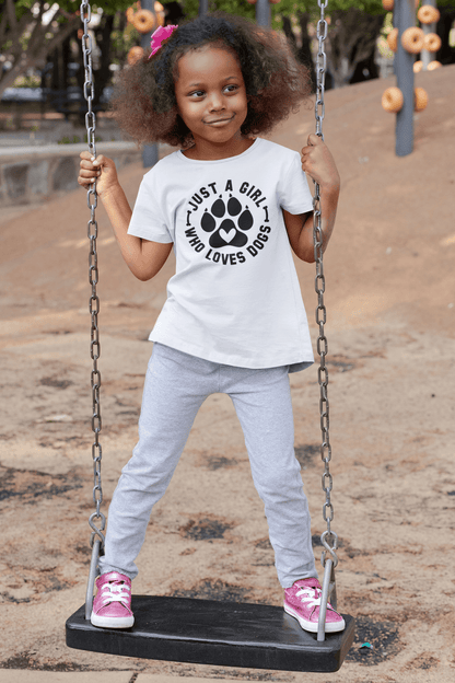 Just a Girl Who Loves Dogs - Youth Short Sleeve Tee