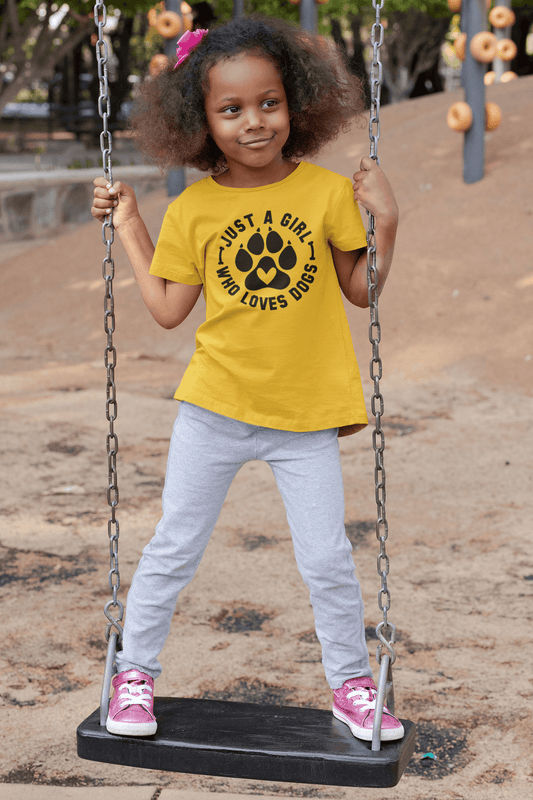 Just a Girl Who Loves Dogs - Youth Short Sleeve Tee