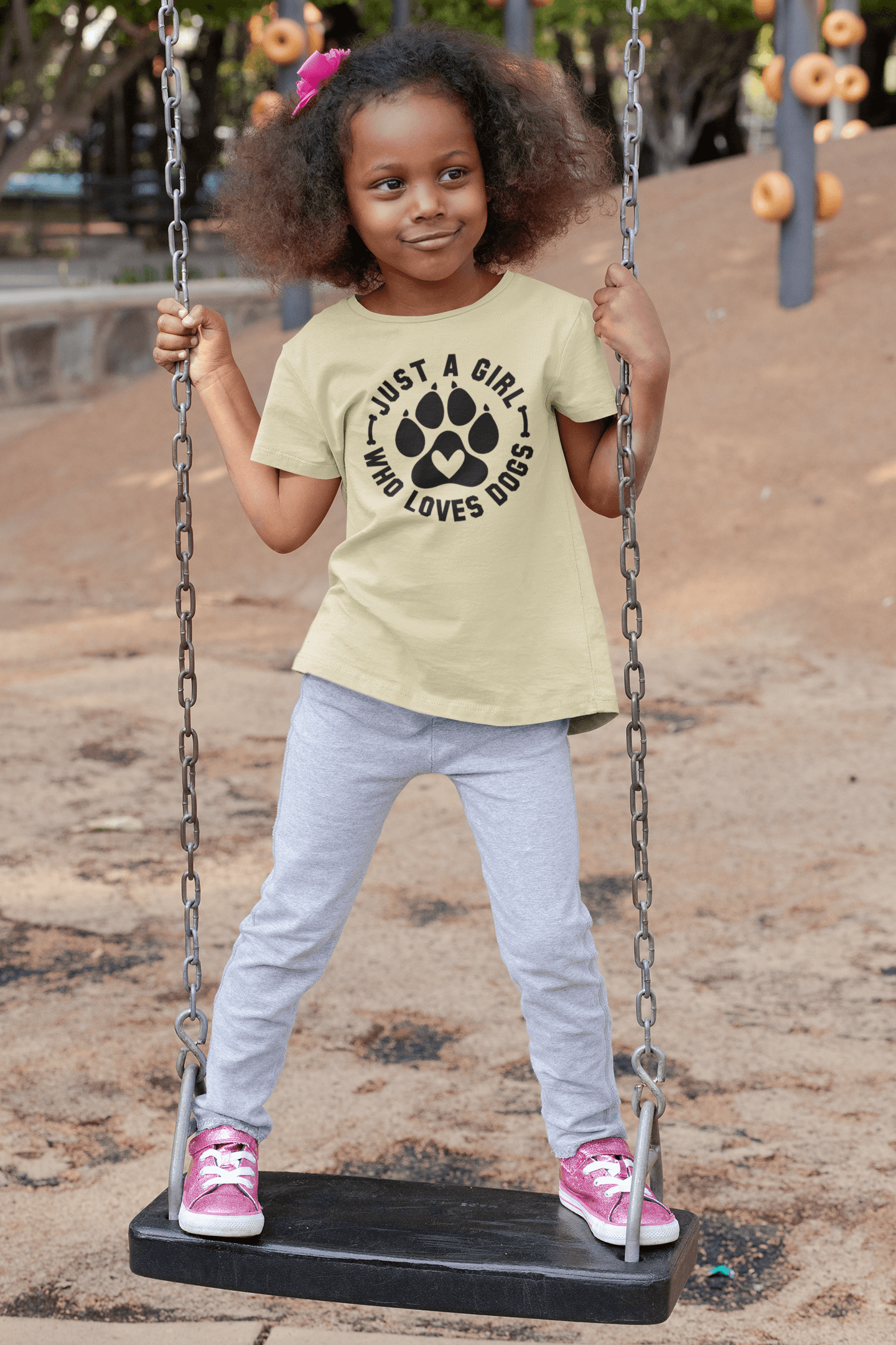 Just a Girl Who Loves Dogs - Youth Short Sleeve Tee