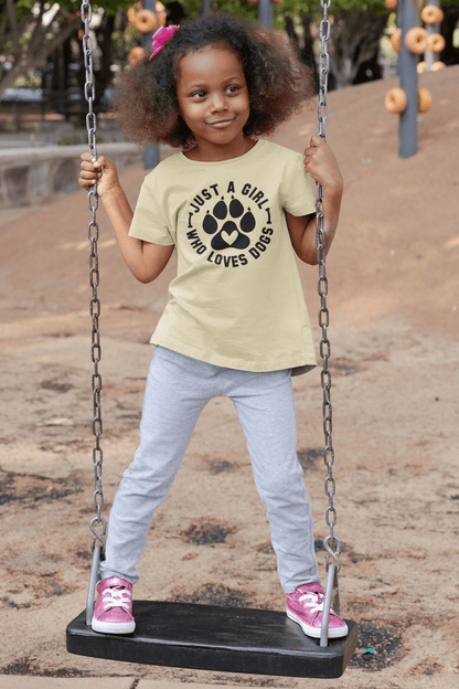 Just a Girl Who Loves Dogs - Youth Short Sleeve Tee