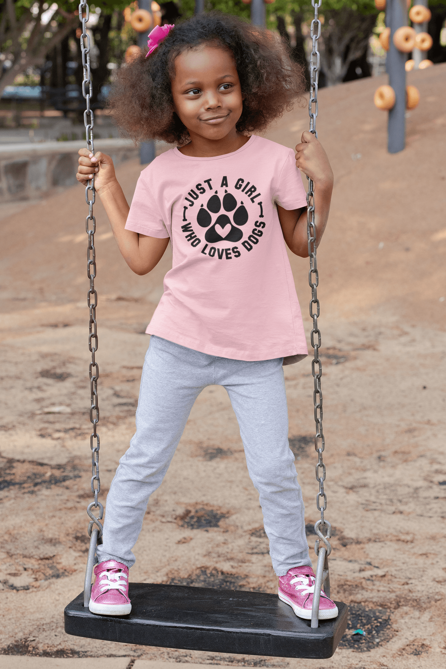 Just a Girl Who Loves Dogs - Youth Short Sleeve Tee