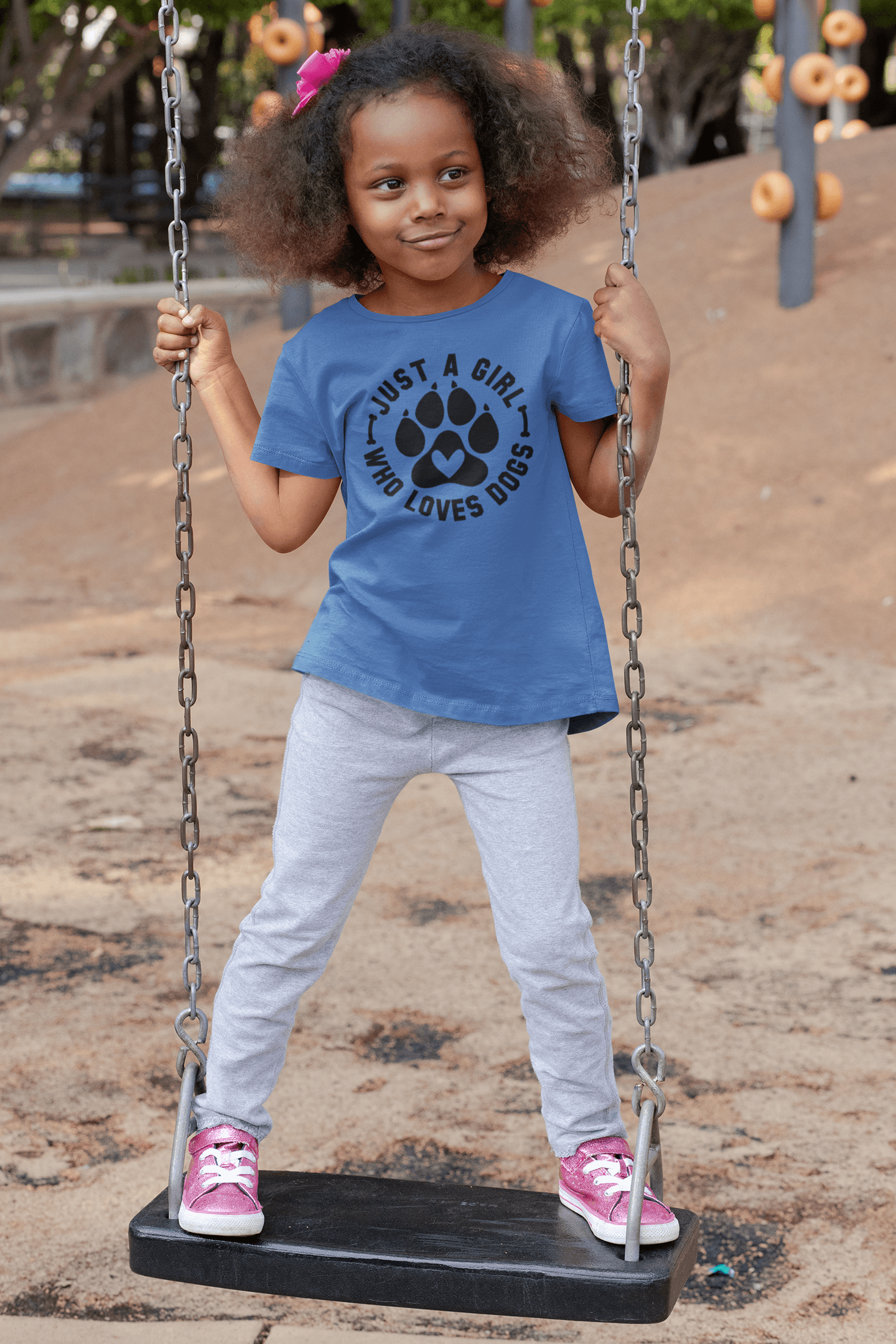 Just a Girl Who Loves Dogs - Youth Short Sleeve Tee