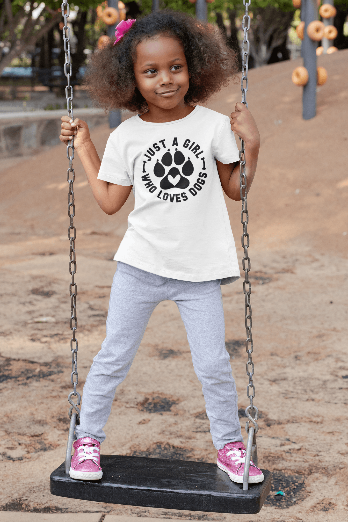 Just a Girl Who Loves Dogs - Youth Short Sleeve Tee