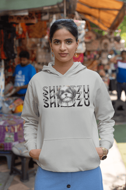 Shih Tzu Stack Hoodie - Cozy Gift for Shih Tzu Lovers, Moms, and Sisters