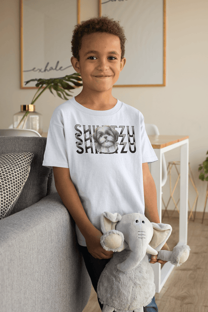 Shih Tzu Stack Youth Shirt - Cute Gift for Sisters and Dog Lovers