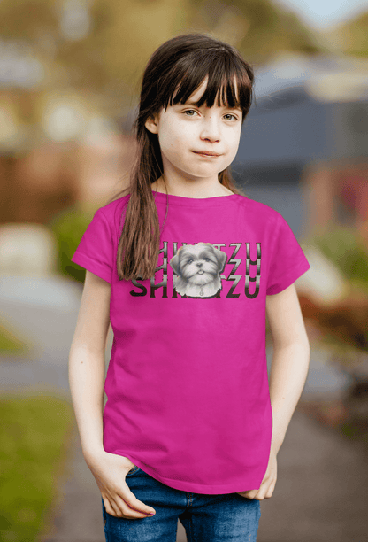 Shih Tzu Stack Youth Shirt - Cute Gift for Sisters and Dog Lovers