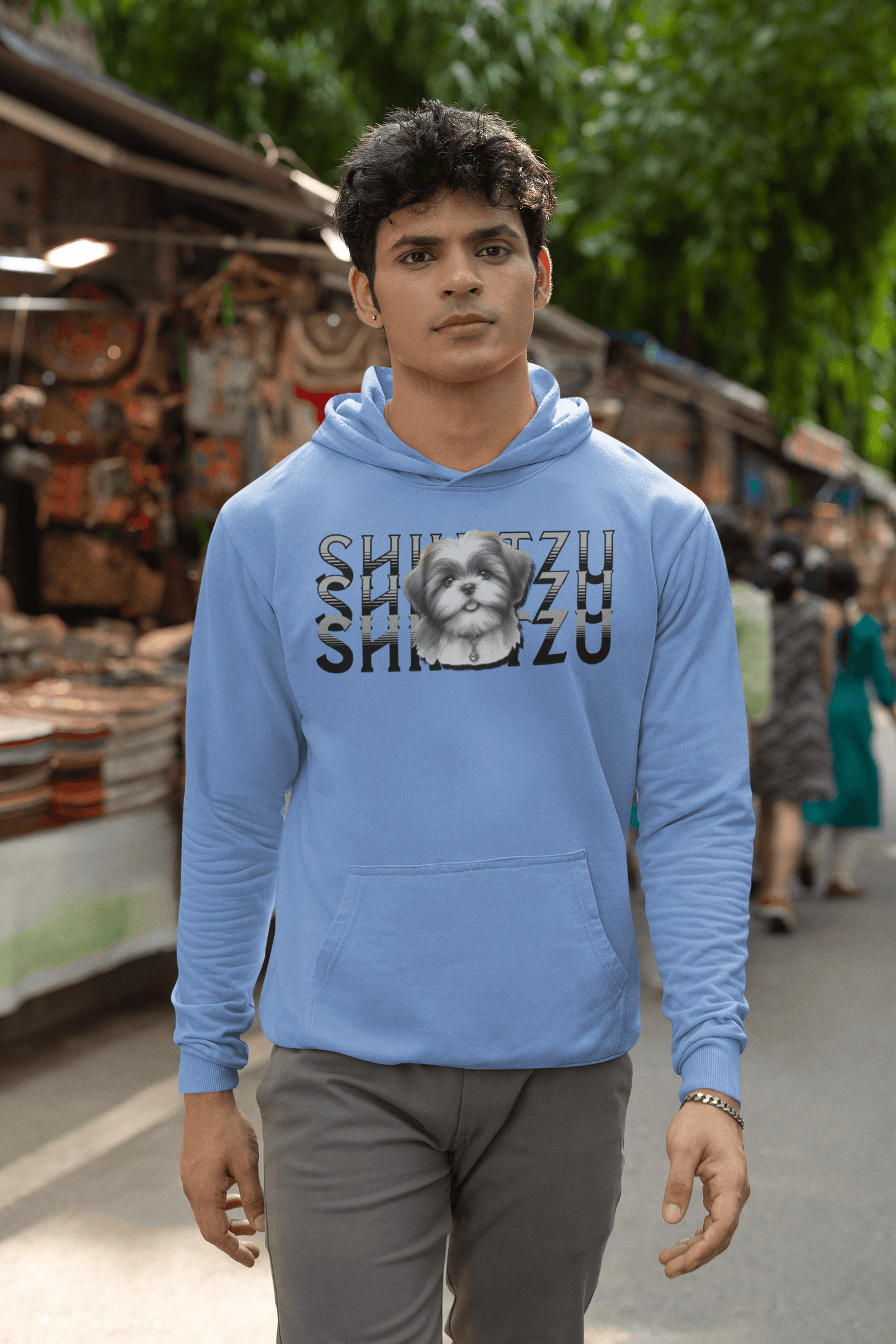 Shih Tzu Stack Hoodie - Cozy Gift for Shih Tzu Lovers, Moms, and Sisters