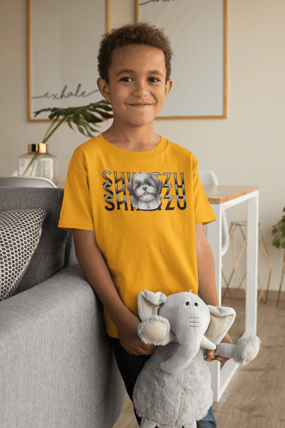 Shih Tzu Stack Youth Shirt - Cute Gift for Sisters and Dog Lovers