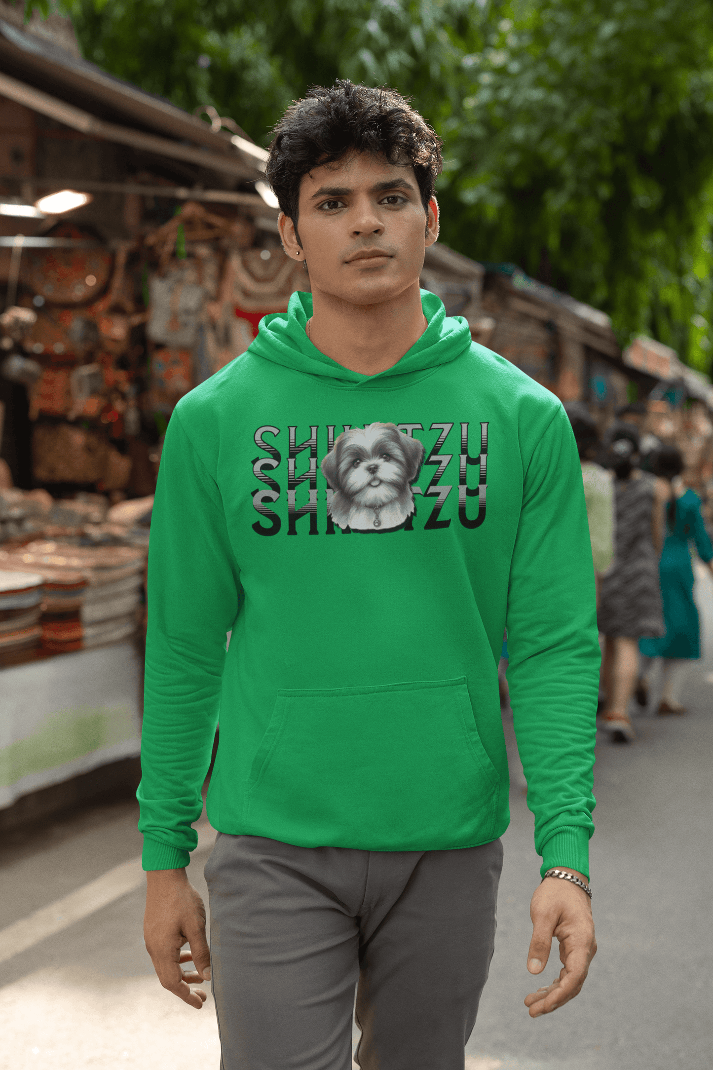 Shih Tzu Stack Hoodie - Cozy Gift for Shih Tzu Lovers, Moms, and Sisters
