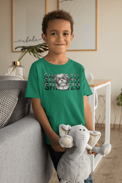 Shih Tzu Stack Youth Shirt - Cute Gift for Sisters and Dog Lovers