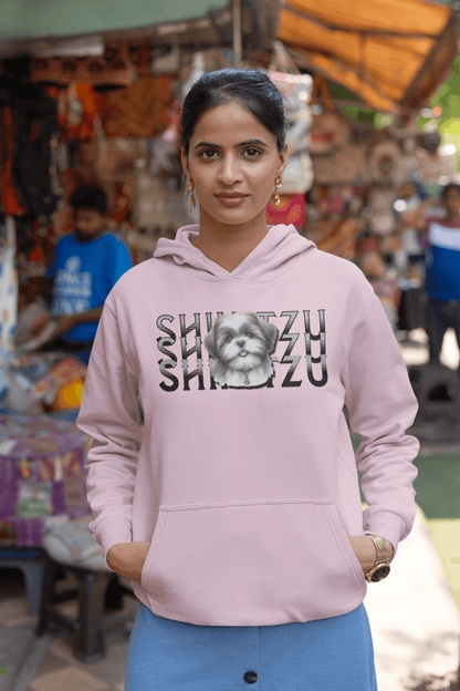 Shih Tzu Stack Hoodie - Cozy Gift for Shih Tzu Lovers, Moms, and Sisters