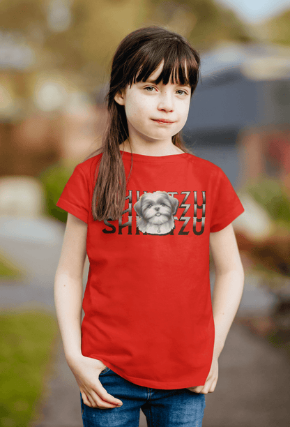 Shih Tzu Stack Youth Shirt - Cute Gift for Sisters and Dog Lovers