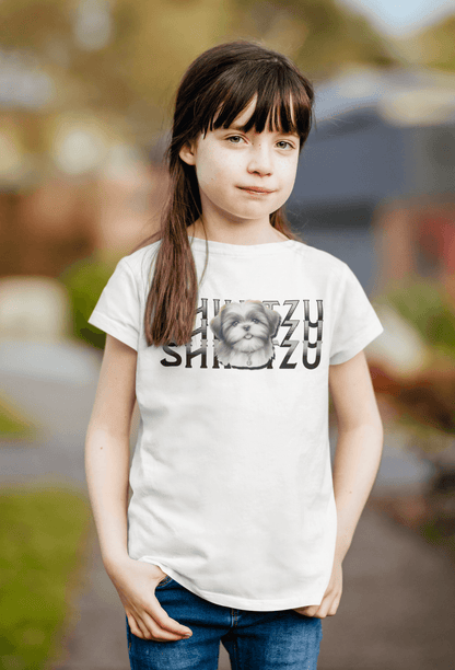 Shih Tzu Stack Youth Shirt - Cute Gift for Sisters and Dog Lovers