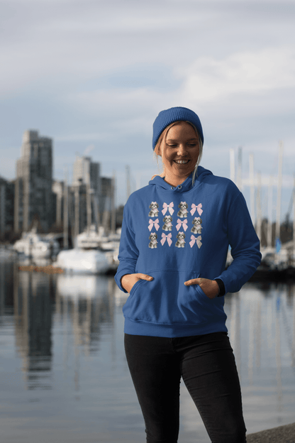 Shih Tzu with Pink Bows Hoodie - Cozy Gift for Shih Tzu Lovers and Moms