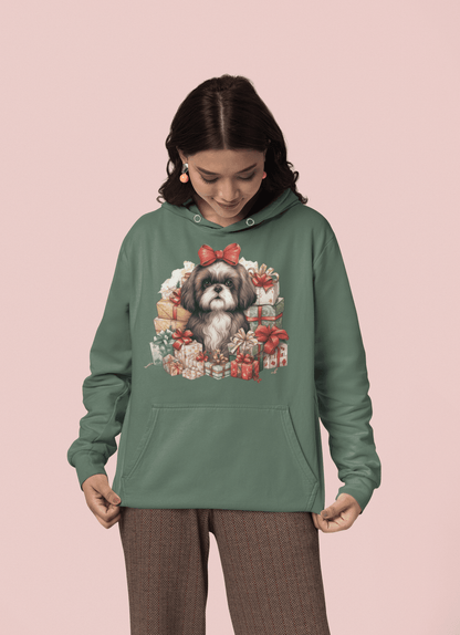 Christmas Gifts Shih Tzu Hooded Sweatshirt - Shih Tzu Gifts