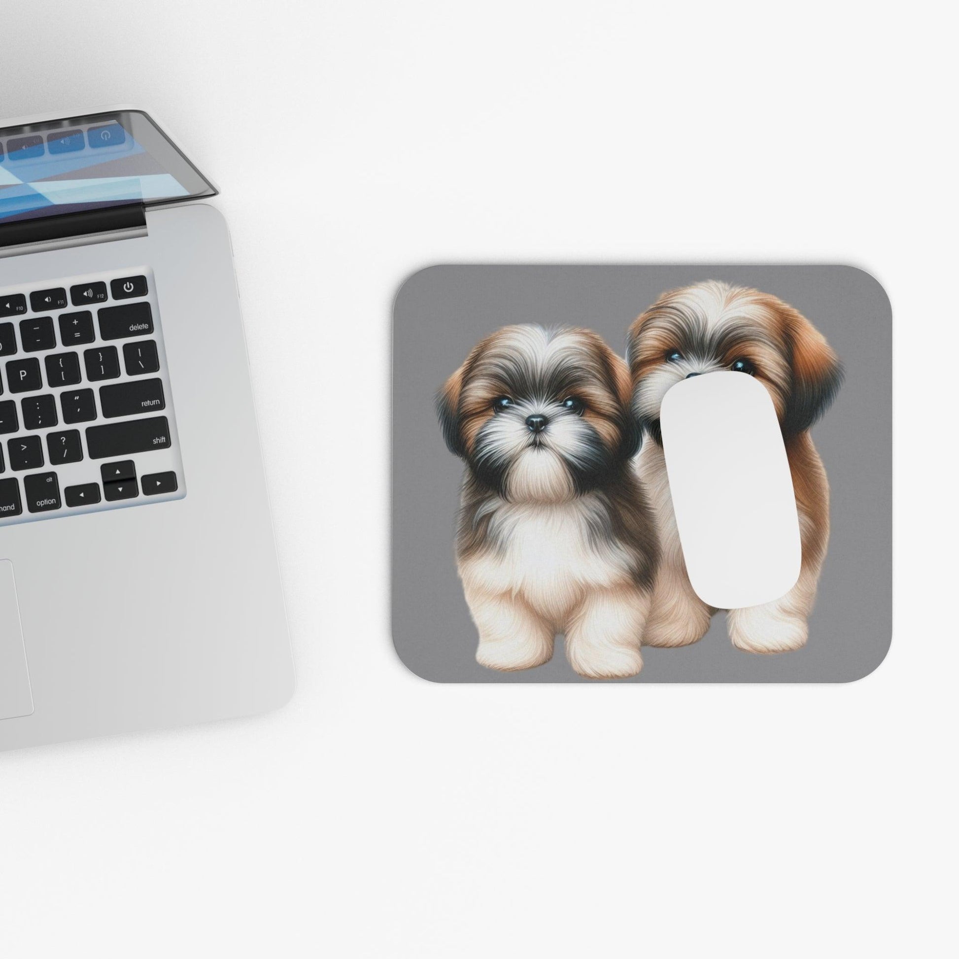 Two Babies Shih Tzu Mouse Pad - Shih Tzu Gifts