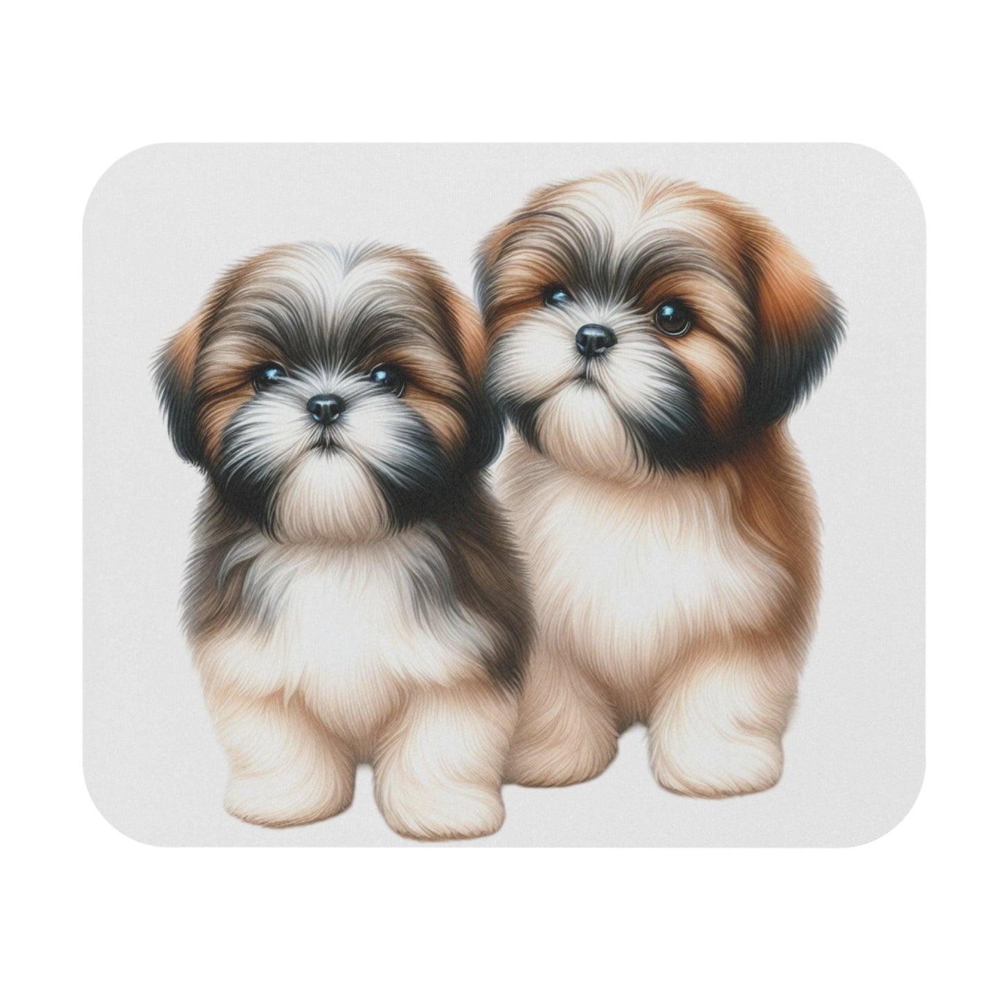 Two Babies Shih Tzu Mouse Pad - Shih Tzu Gifts