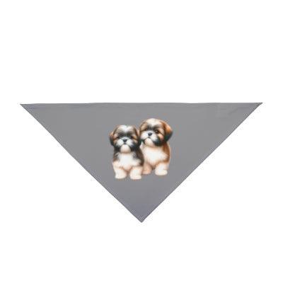 Two Babies Shih Tzu Pet Bandana - Shih Tzu Gifts