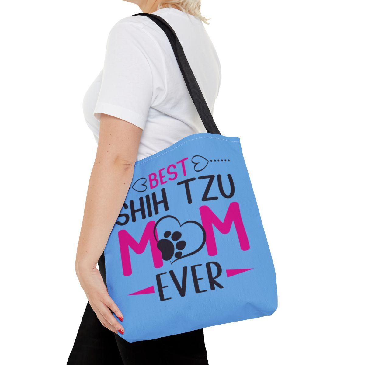Best Shih Tzu Mom Ever Tote Bag - Shih Tzu Gifts