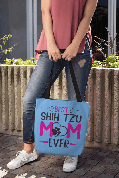 Best Shih Tzu Mom Ever Tote Bag - Shih Tzu Gifts