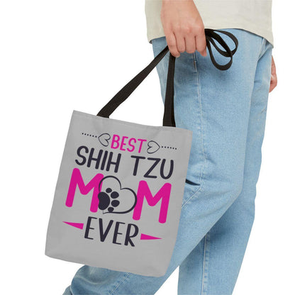 Best Shih Tzu Mom Ever Tote Bag - Shih Tzu Gifts