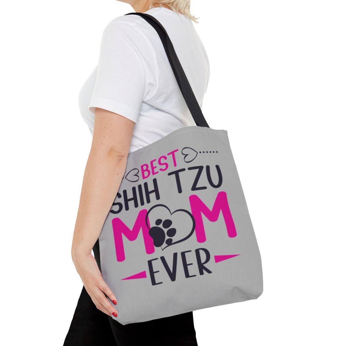 Best Shih Tzu Mom Ever Tote Bag - Shih Tzu Gifts