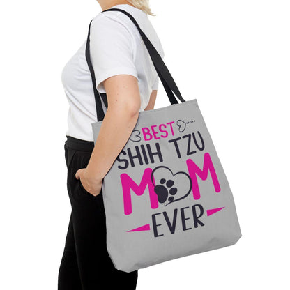 Best Shih Tzu Mom Ever Tote Bag - Shih Tzu Gifts