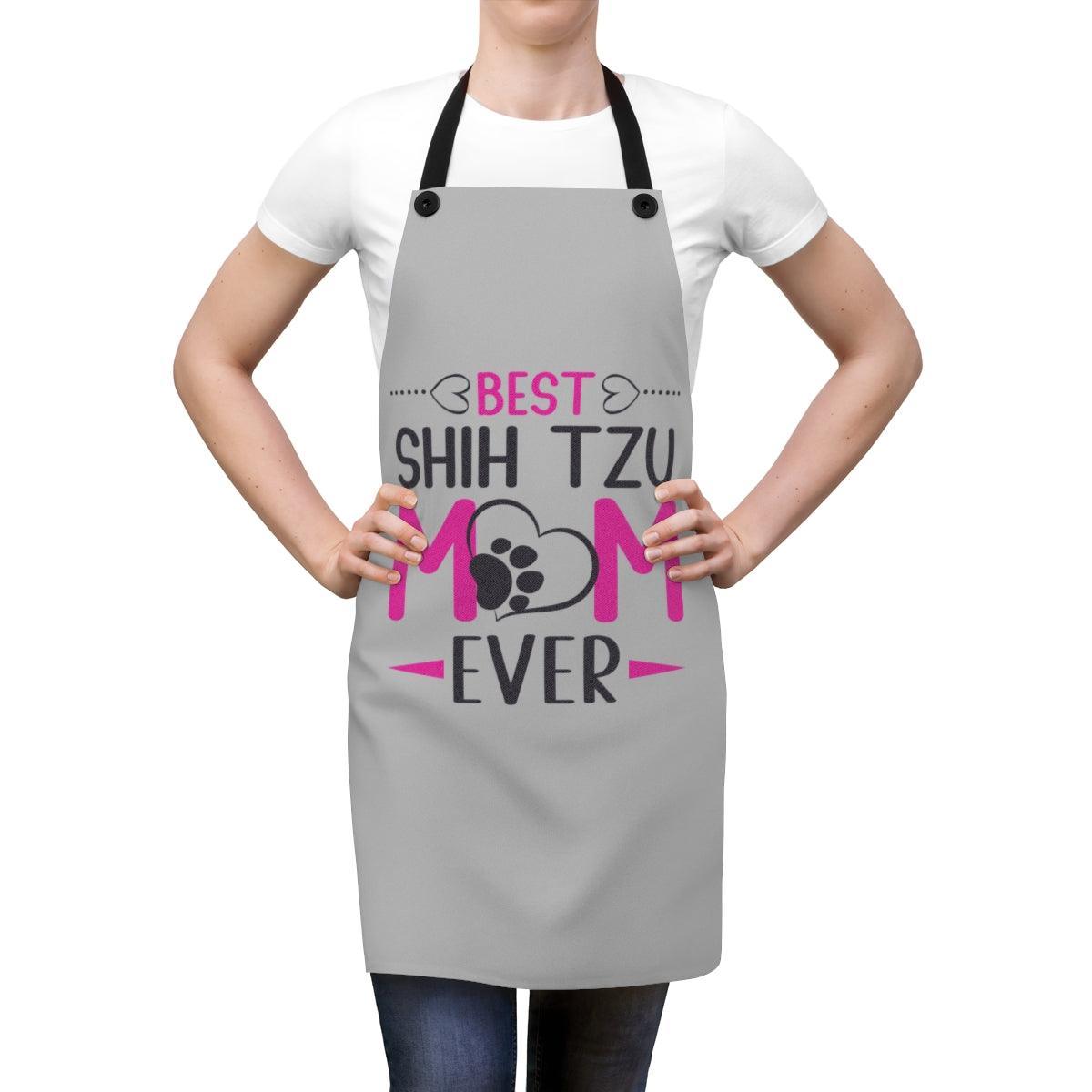 Best Shih Tzu Mom Ever Apron - Shih Tzu Gifts