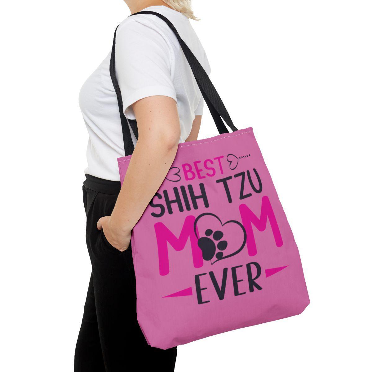 Best Shih Tzu Mom Ever Tote Bag - Shih Tzu Gifts