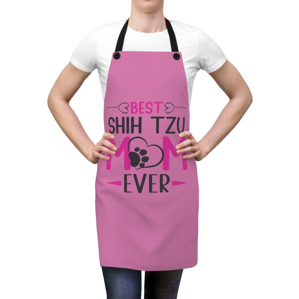 Best Shih Tzu Mom Ever Apron - Shih Tzu Gifts