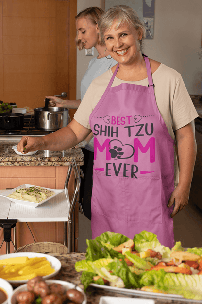 Best Shih Tzu Mom Ever Apron - Shih Tzu Gifts