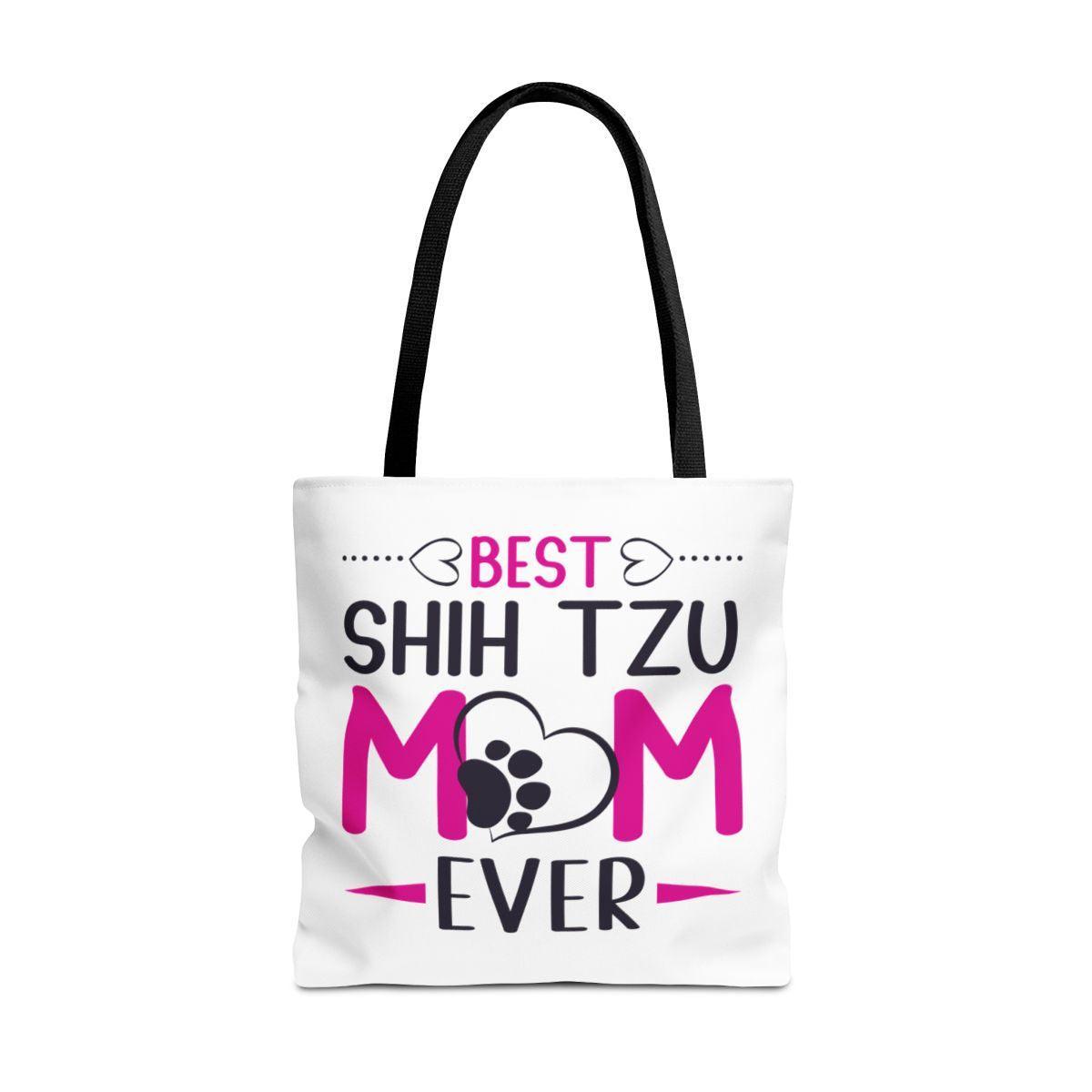 Best Shih Tzu Mom Ever Tote Bag - Shih Tzu Gifts