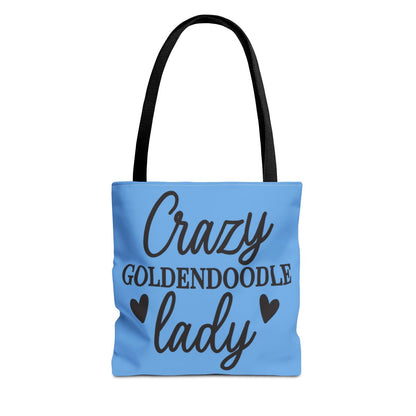Crazy Goldendoodle Lady Tote Bag – Cute Gift for Dog Moms