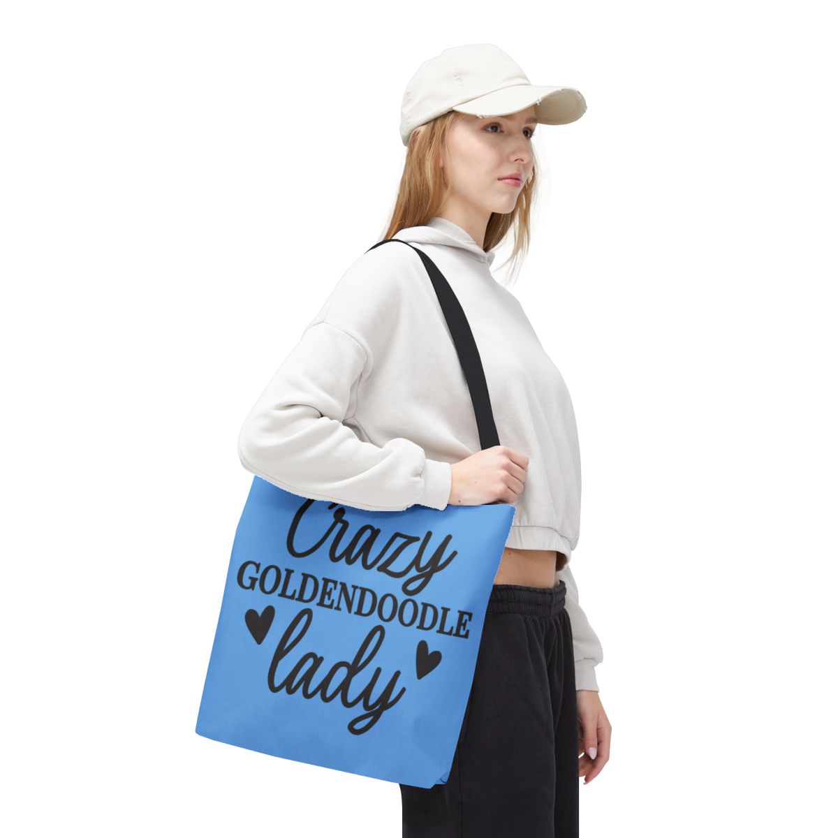Crazy Goldendoodle Lady Tote Bag – Cute Gift for Dog Moms